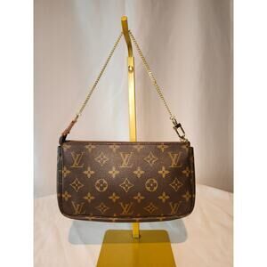 Louis Vuitton Pochette Accessoires Monogram LV Canvas Shoulder Bag Vintage